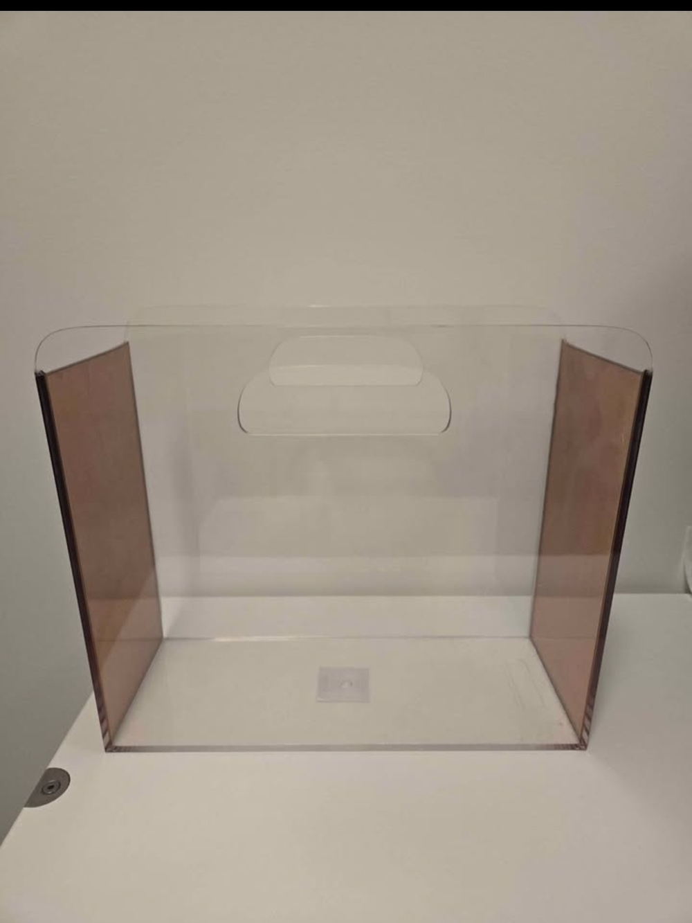 Rose Gold Acrylic File Folder Organizer